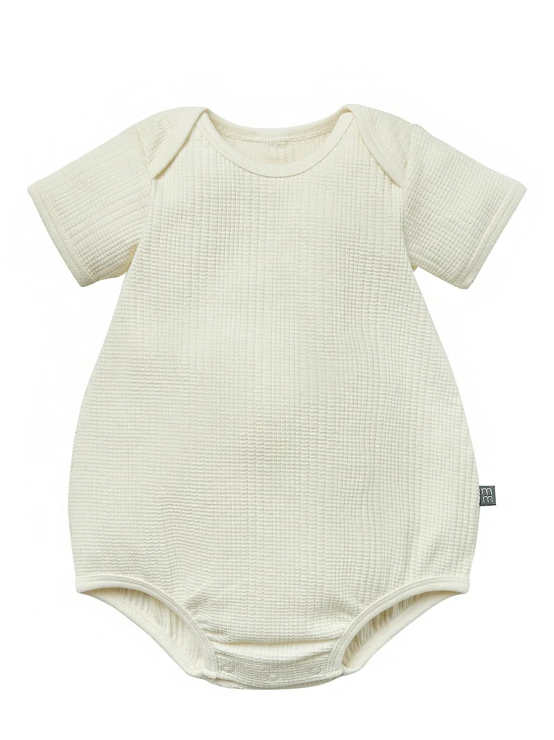 Modern Moments by Gerber Baby Neutral Organic Dumpling Romper, Sizes 0/3 Months - 24 Months | Walmart (US)