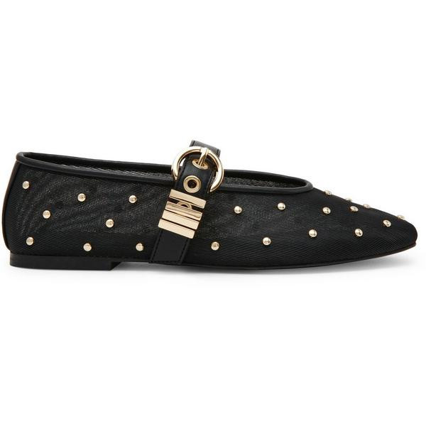 Women's Steve Madden Lucia Stud Flats Regular 8.5 Black Multi | Scheels Sports