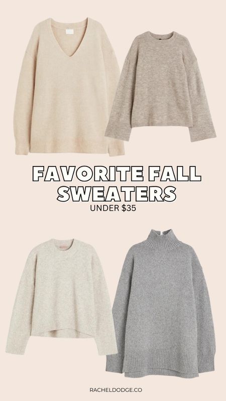 Loving these fall sweaters available at H& M.. all are under $35! Great fir fall and winter layering. 

#LTKSeasonal #LTKfindsunder50 #LTKsalealert