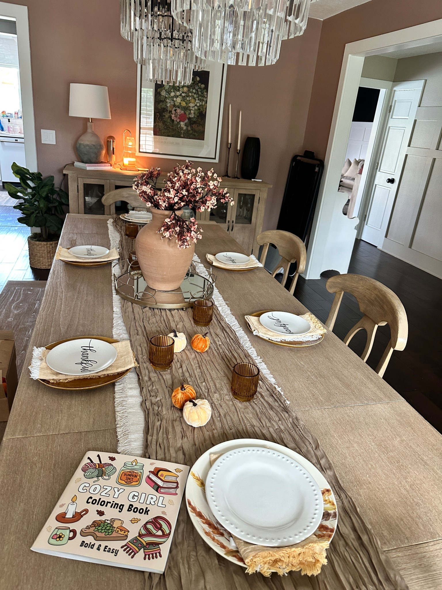 Fall dining table decor 

#LTKautumn #LTKSeasonal #LTKFindsUnder50
