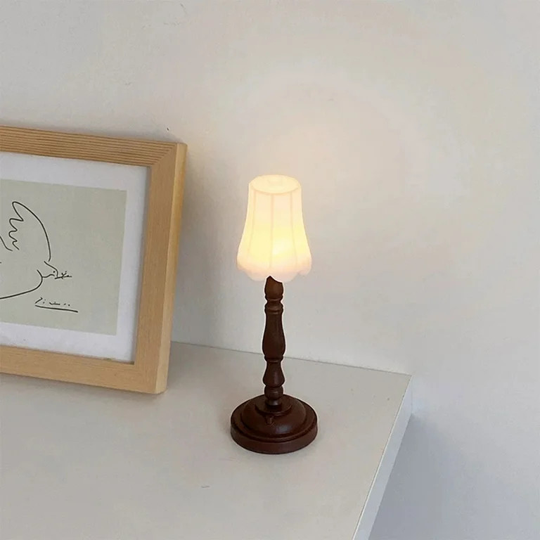 BUTORY Electronic LED Table Lamp Battery Operated Eye Protection Nightstand Lamp Modern Simple Be... | Walmart (US)