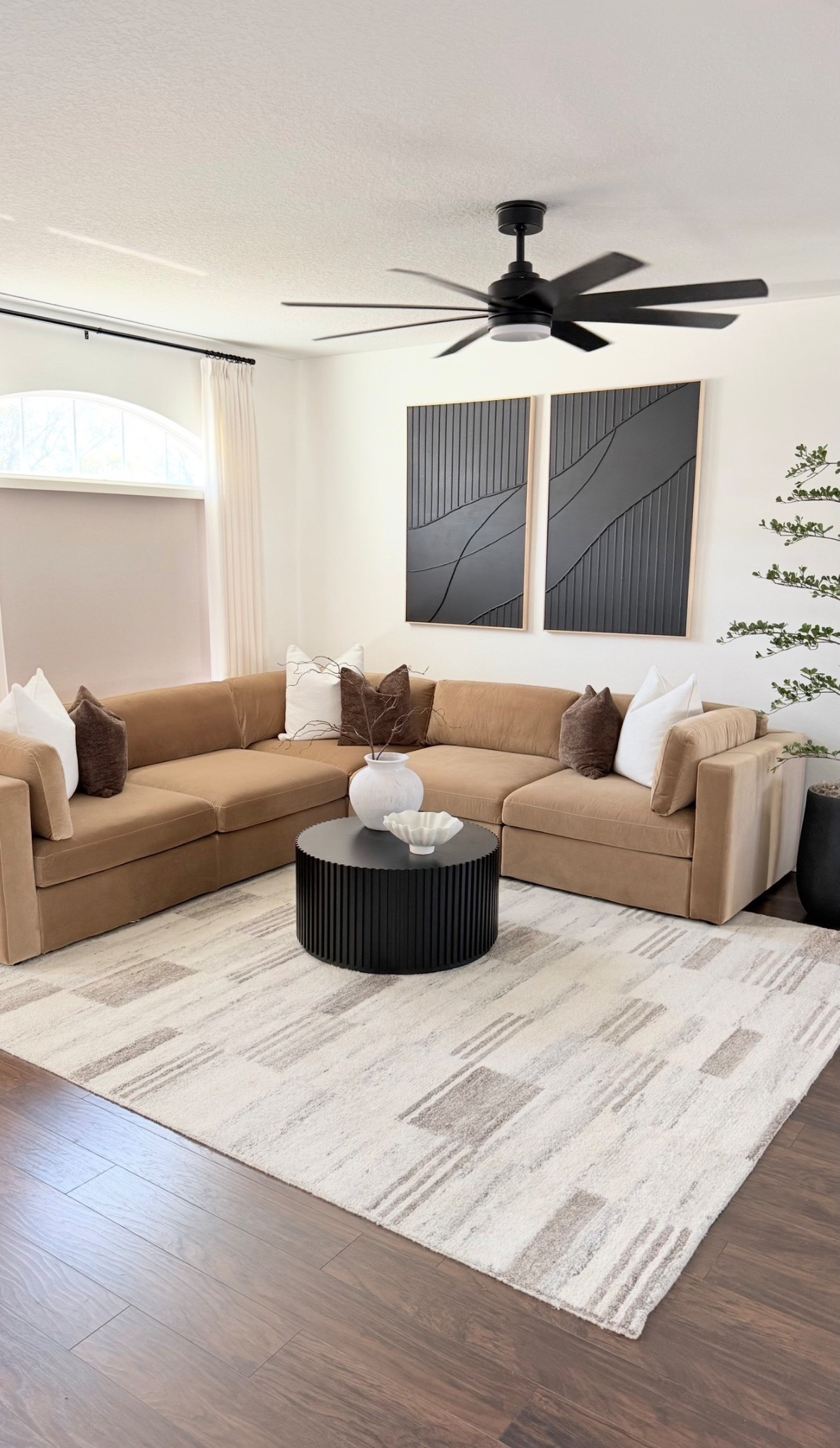 Beautiful caramel modern sectional
from Bellamia collection. 


#LTKSeasonal #LTKHome #LTKSaleAlert