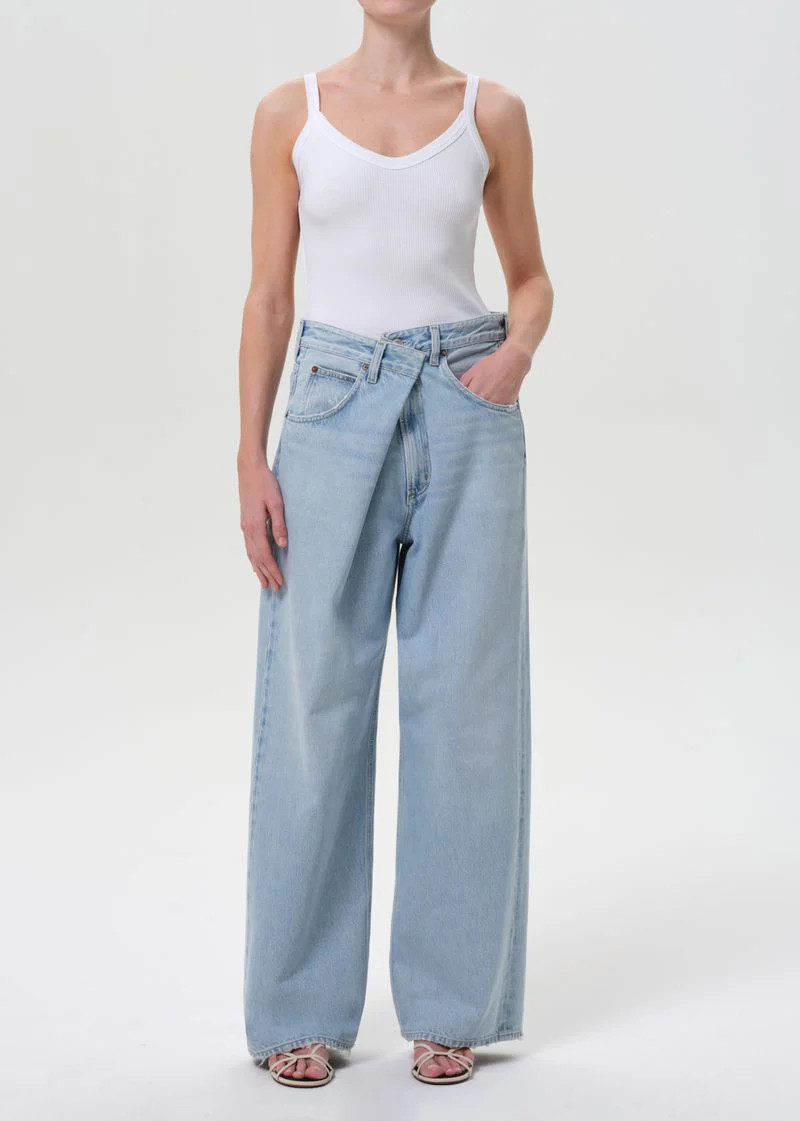 Vana Fold Jean in Spark | AGOLDE