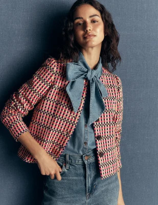 Boden Women's Salisbury Puff Sleeve Jacket | Size 4 | Boden (US)