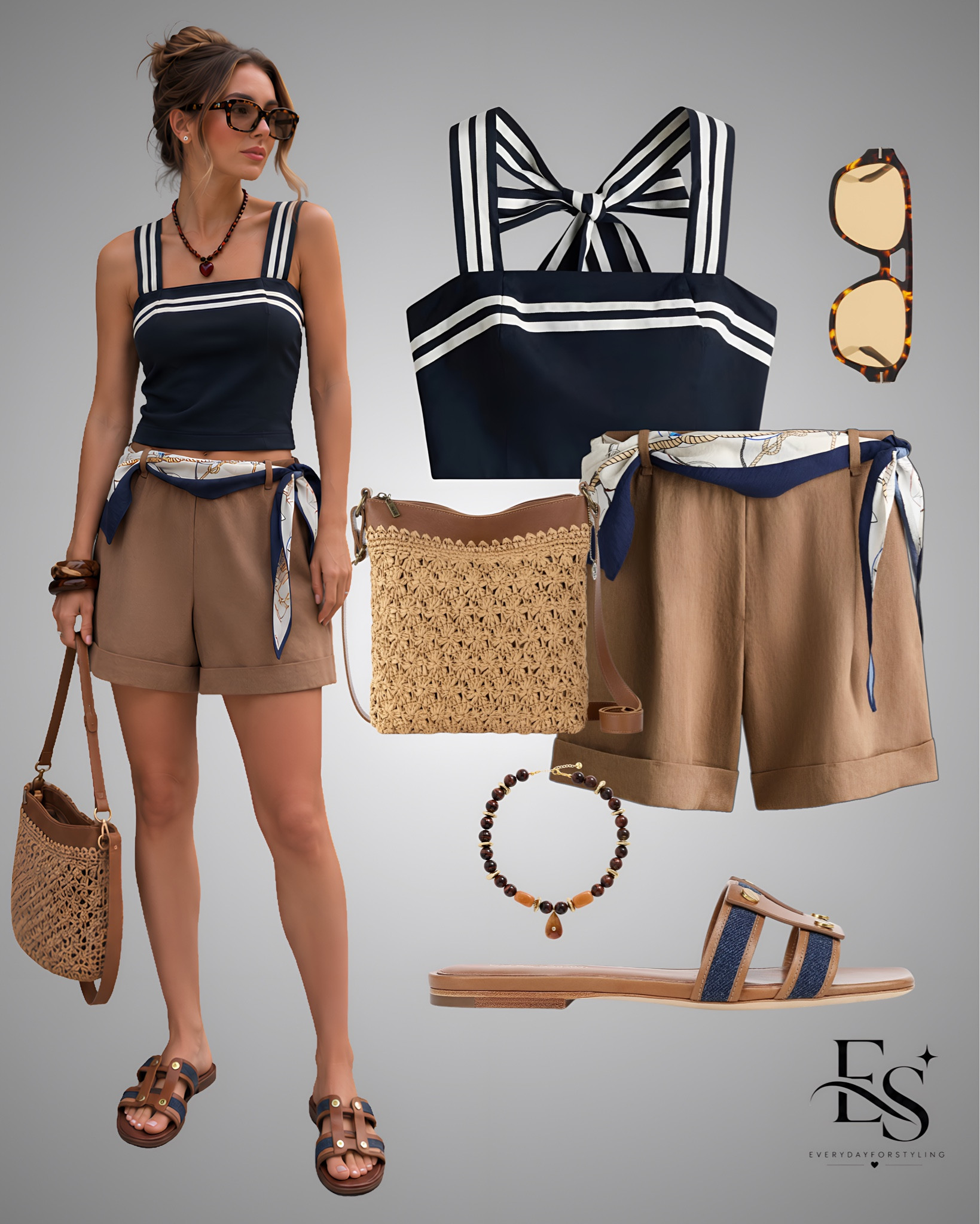   The shorts outfit you’ll live in 💙🤎

H&m new in top, crop top, blue top, brown shorts, tailored shorts, shorts with belt scarf,  summer style, summer outfit ideas, vacation outfits, brunch outfit, resort wear, casual chic, maxi dress, tailored shorts, coastal style, woven bag, European summer fashion, women over 30 style, everyday fashion, wearable trends, effortless style, everydayforstyling


#LTKSeasonal #LTKTravel #LTKootd