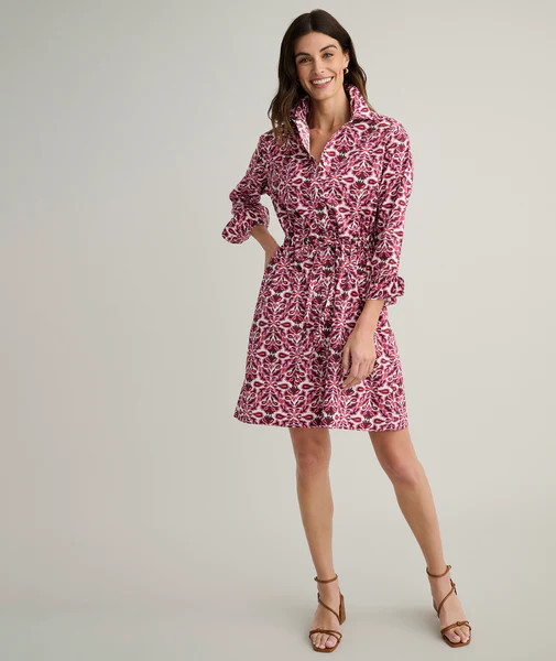 Stretch Cotton Poplin Taylor Shirtdress | UNTUCKit (US)