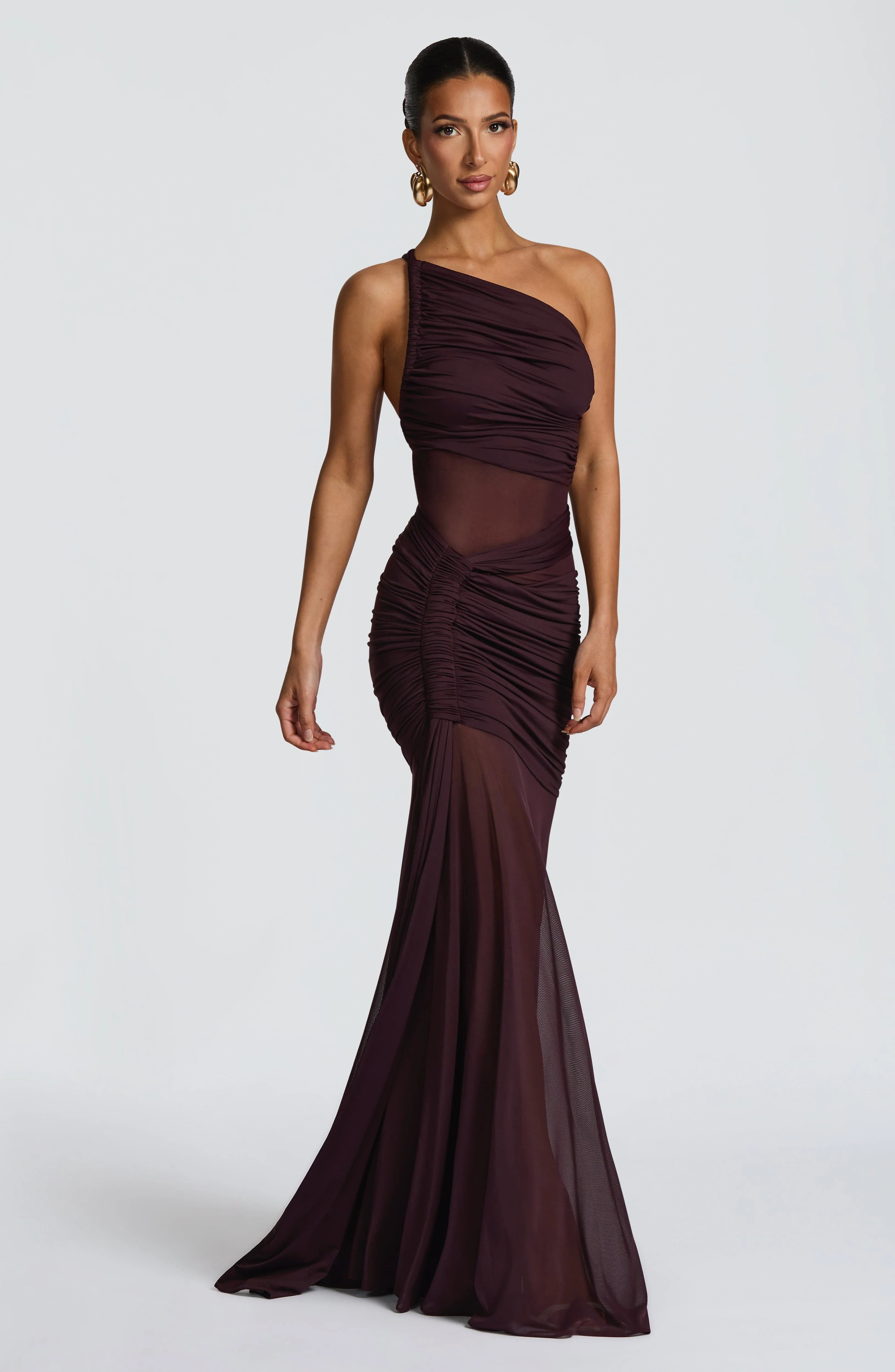 Marianne Maxi Dress - Plum | Babyboo (global)