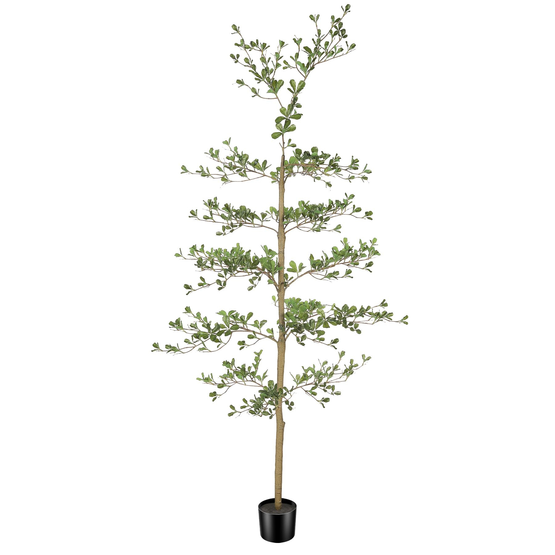 LYERSE Black Olive Tree Artificial- 6ft Faux Black Olive Tree with Natural Trunk and Realistic Le... | Amazon (US)