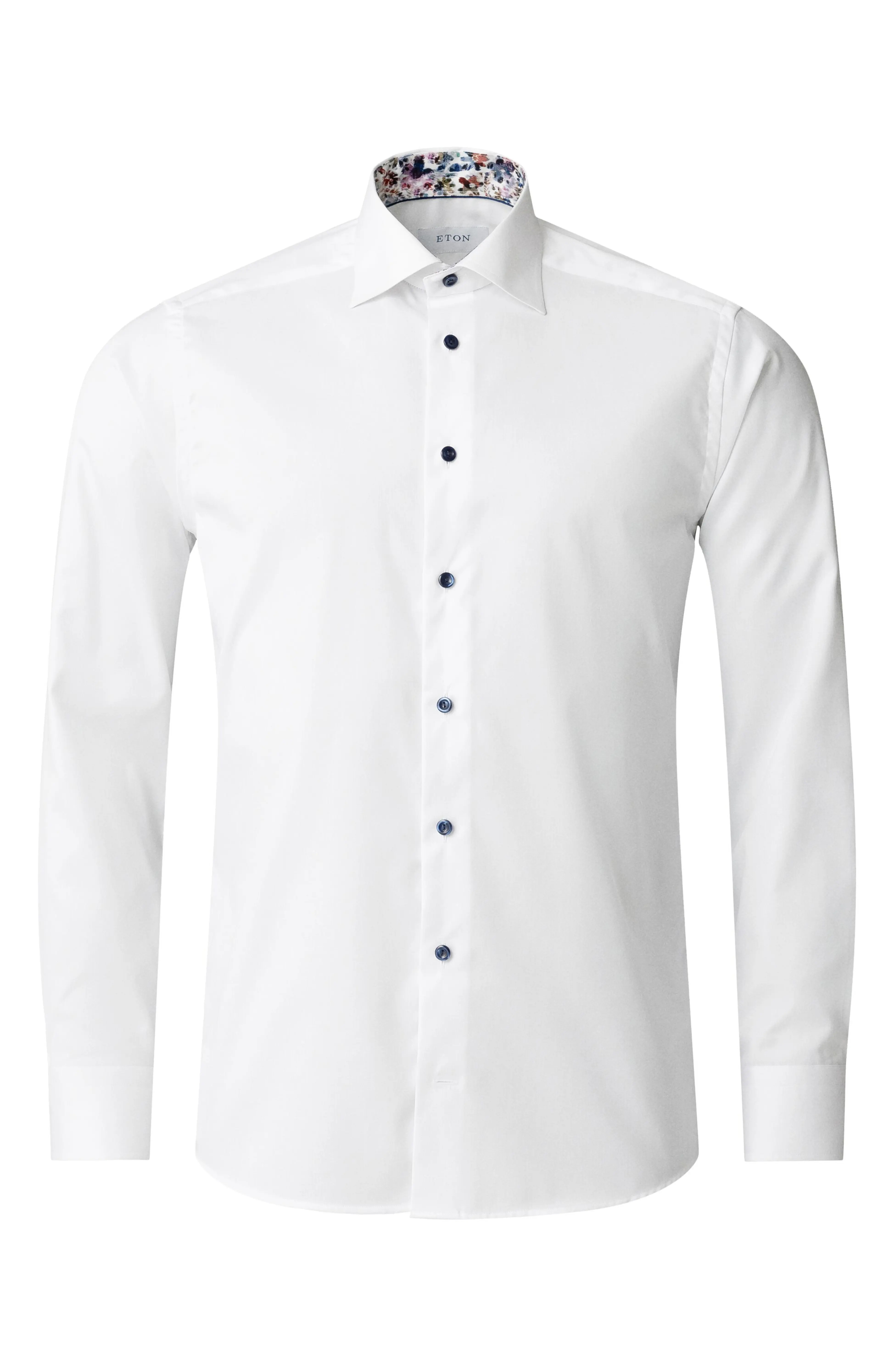 Eton Slim Fit White Cotton Dress Shirt | Nordstrom | Nordstrom