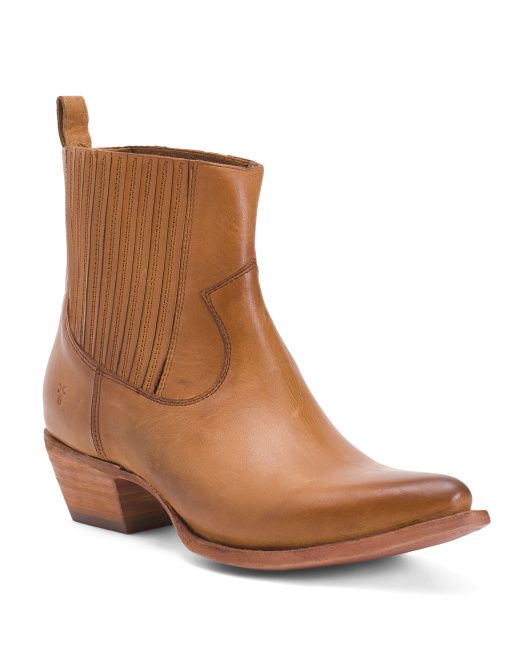Leather Sacha Chelsea Booties | TJ Maxx