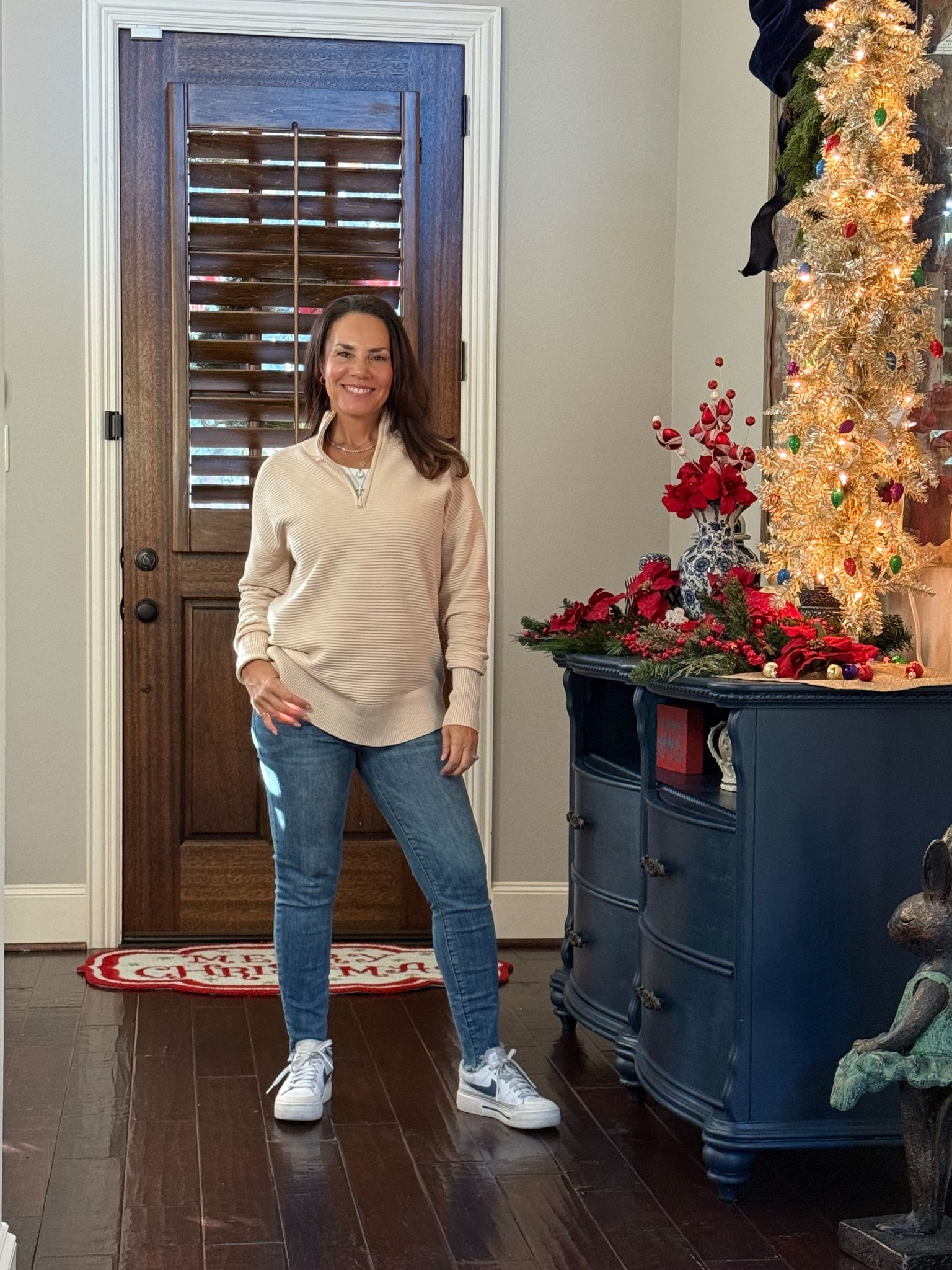 Countdown of the last days few days to run errands, go to appointments, answer emails…blah, blah, blah. The perfect sweat for crisp weather, comfy jeans and kicks! #LTK #LTKOver50 #LTKerrandsandmore

#LTKdayinmylife #LTKootd #LTKmomlife