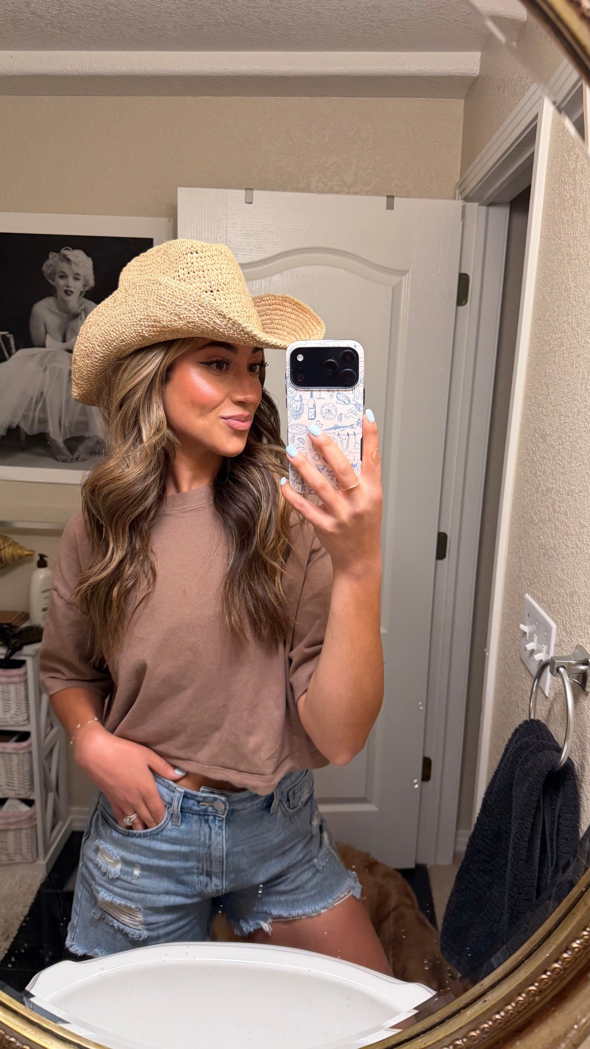 Summer cowgirl hat! 
