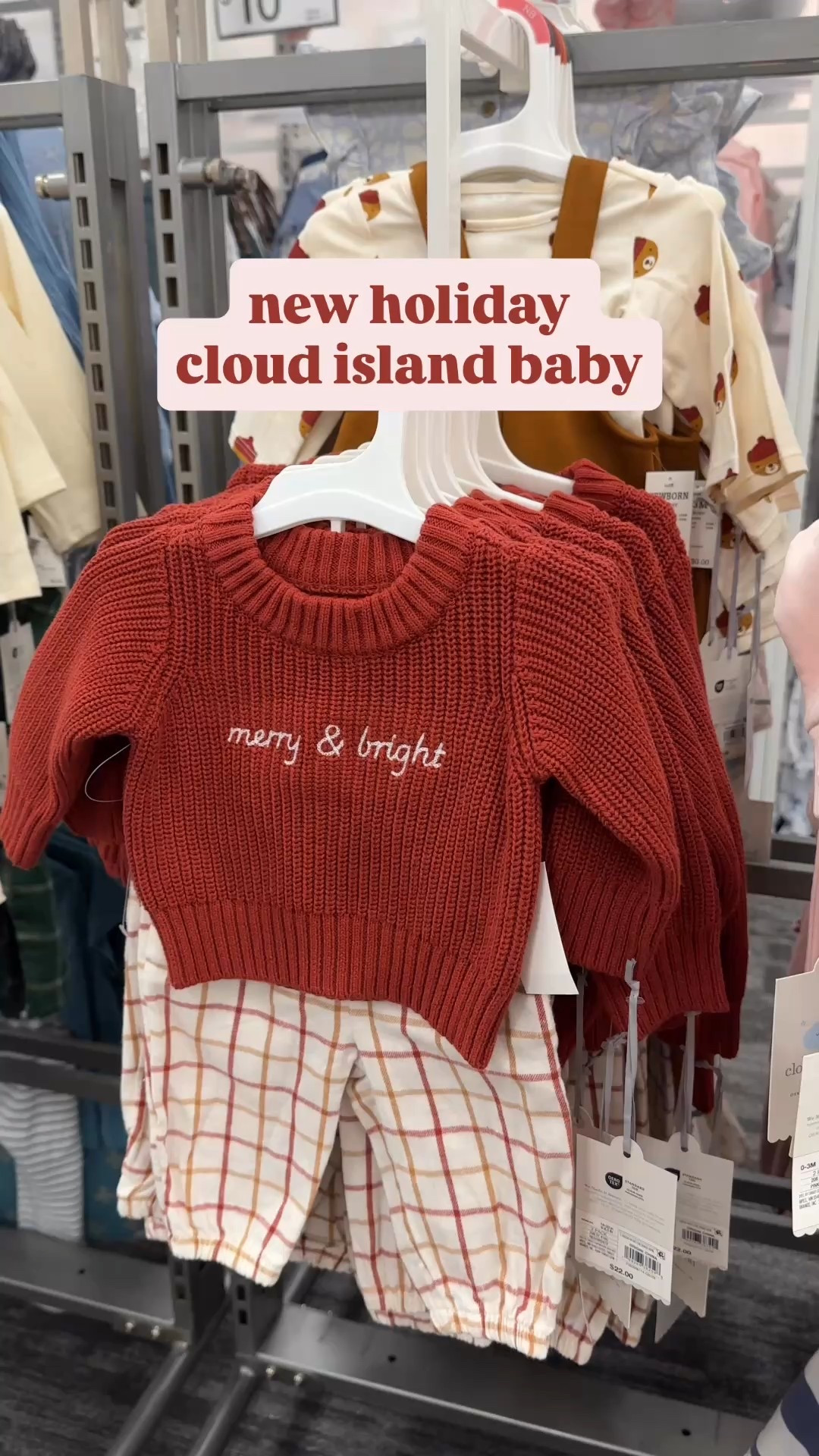 NOW ONLINE! Christmas is coming in hot at Target 🎯🎄🎅🏻✨ NEW! Cloud Island baby holiday outfits 🥹 so freaking adorable! Sizes NB-24mo but not online yet!

#LTKBaby #LTKFindsUnder50 #LTKSeasonal
