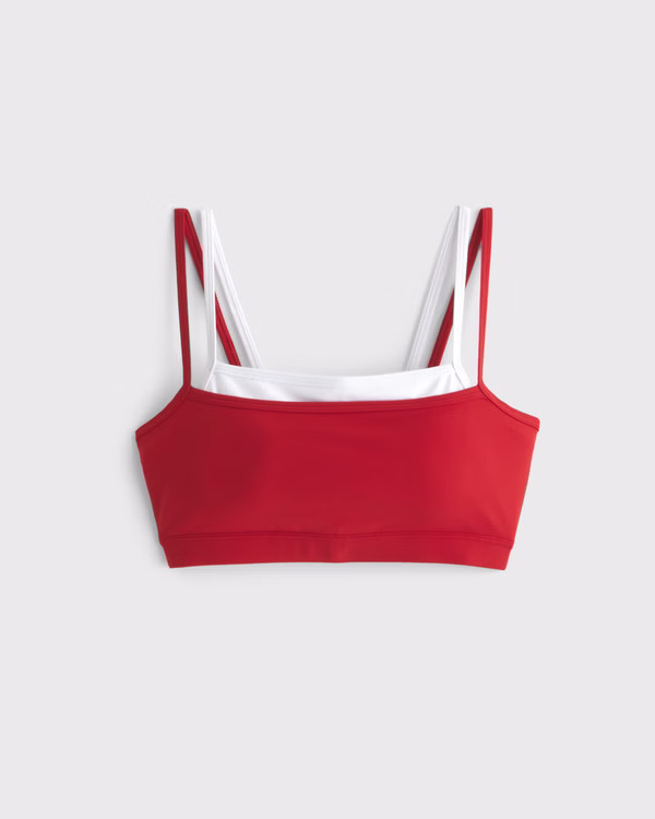 Women's YPB studioFLEX Double-Layered Sports Bra | Women's Tops | Abercrombie.com | Abercrombie & Fitch (US)
