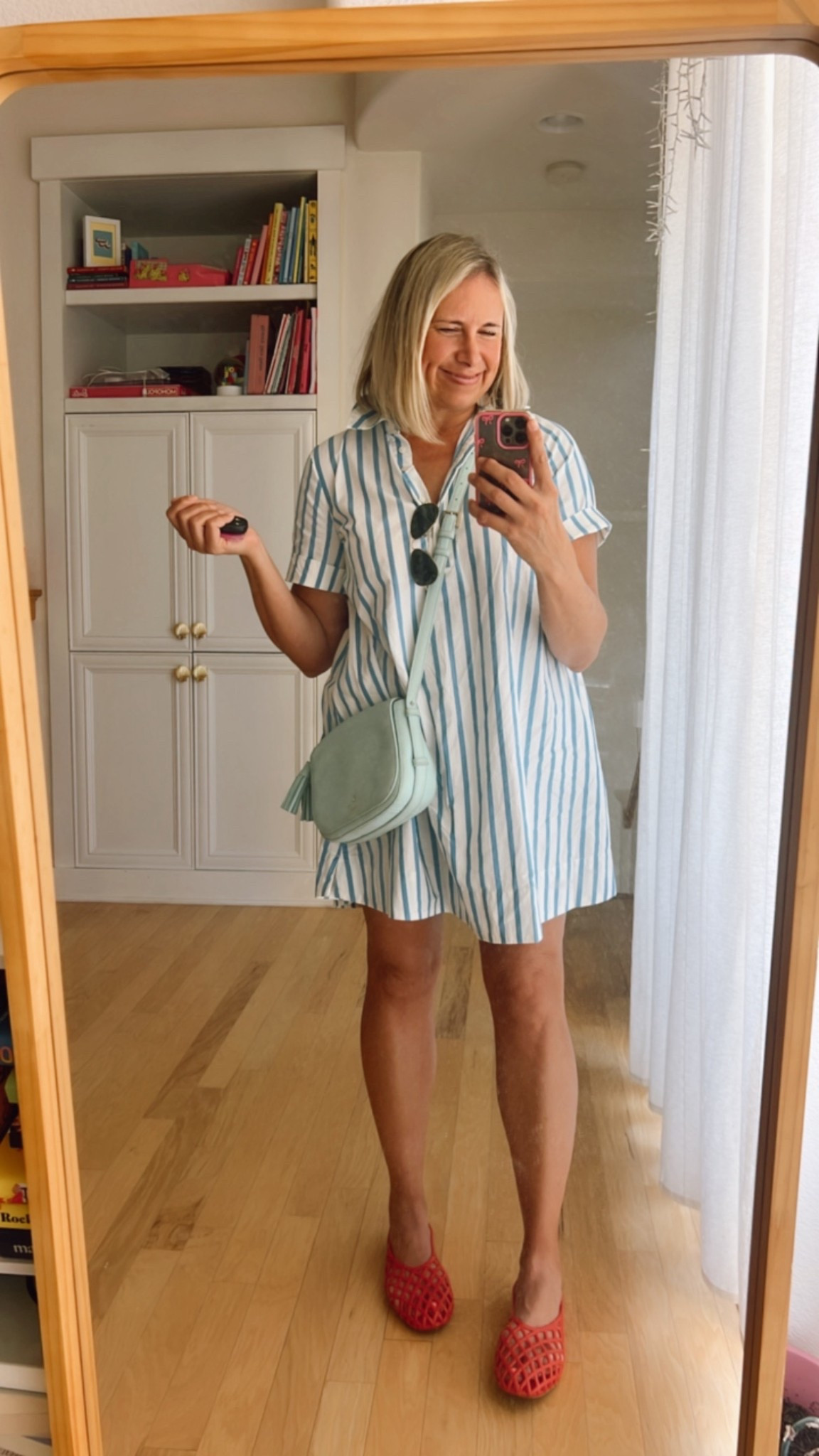 Stripey Sunday 🩵❤️💫
… in a dress that’s on sale for $10! 
(runs big, mine is M and roomy)
My jellies have been a major fave - linking some that are near identical and also on sale!


#LTKSaleAlert #LTKFindsUnder50 #LTKSeasonal