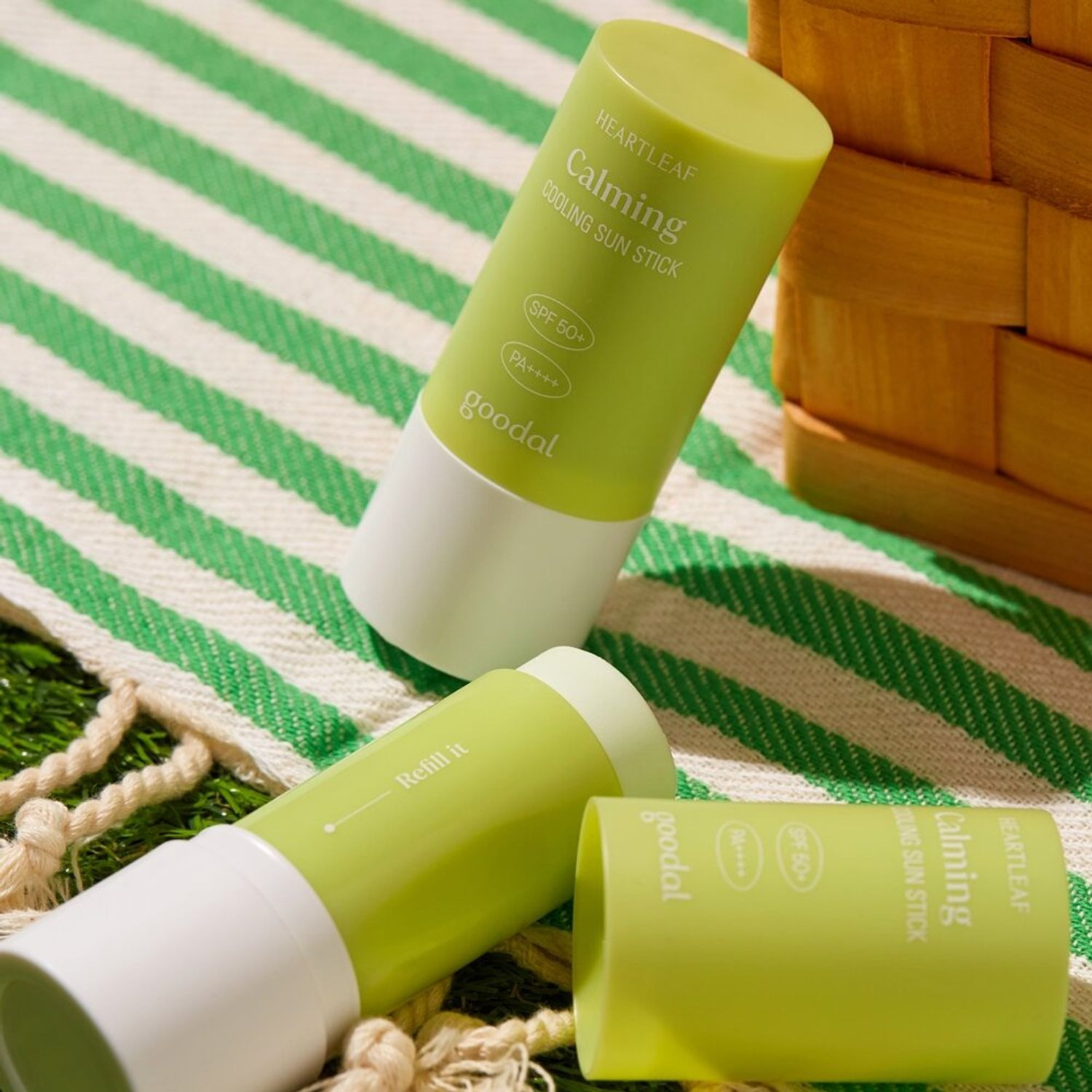 [Limited Set] goodal Heartleaf Calming Cooling Sun Stick 1+1 Special Set | Olive Young Global