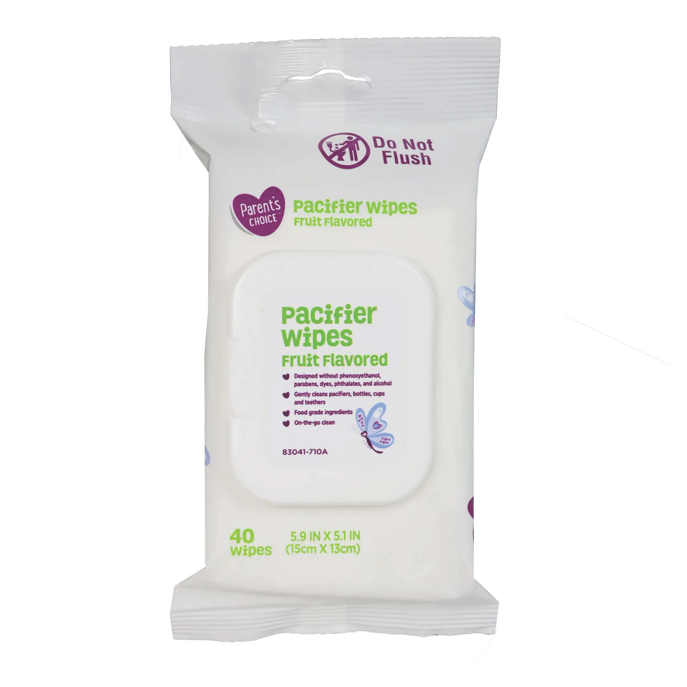Parent's Choice Pacifier Wipes, Fruit Flavored, 40 Count | Walmart (US)