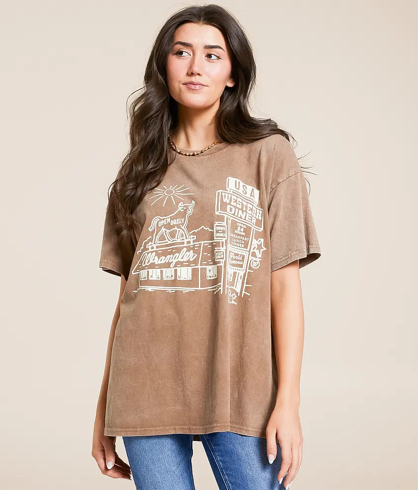 Western Diner Oversized T-Shirt | Buckle