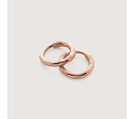 Siren Muse Mini Huggie Earrings | Monica Vinader (US)
