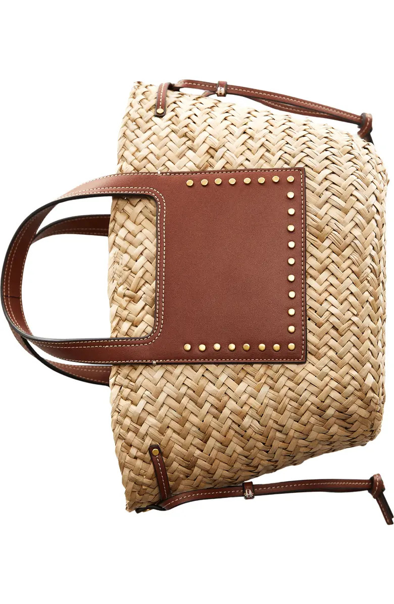 MANGO Taormina Straw Convertible Tote | Nordstrom | Nordstrom