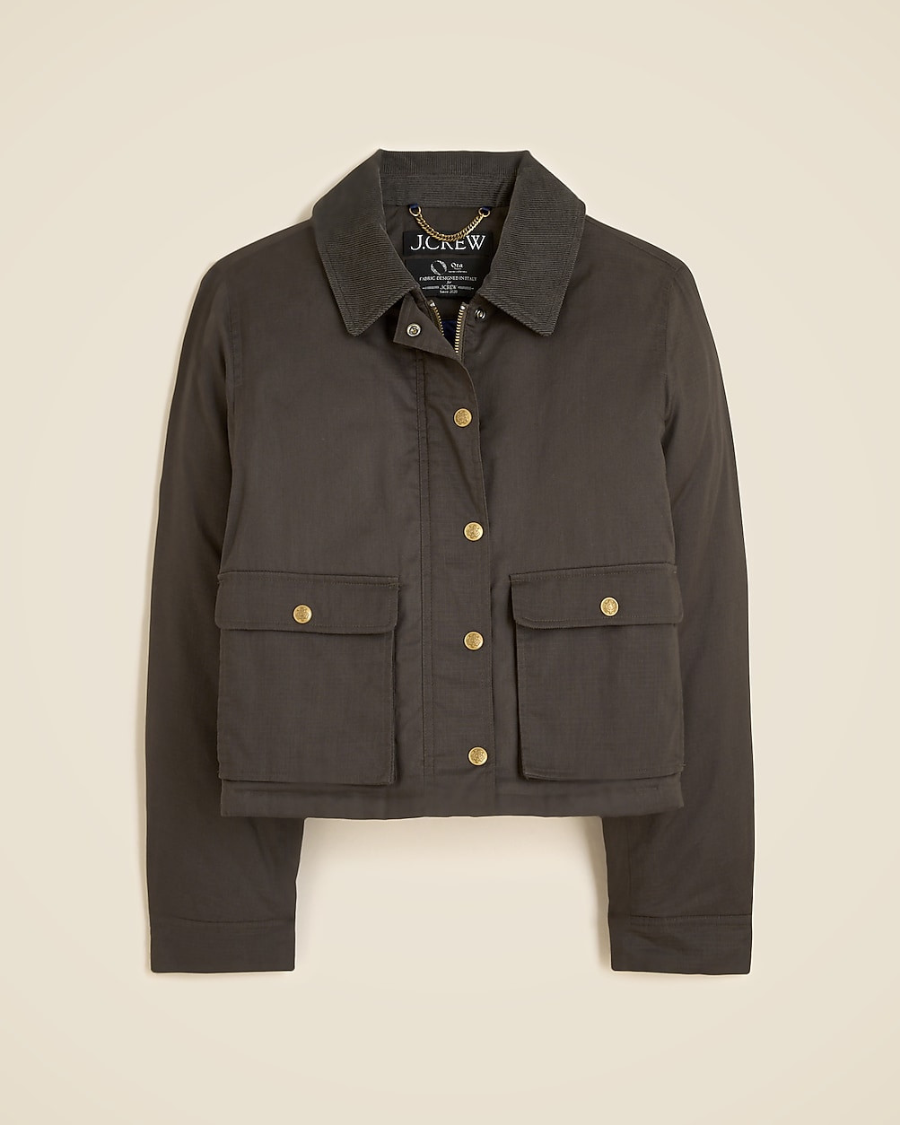 Cropped Barn Jacket™ in ripstop cotton | J. Crew US