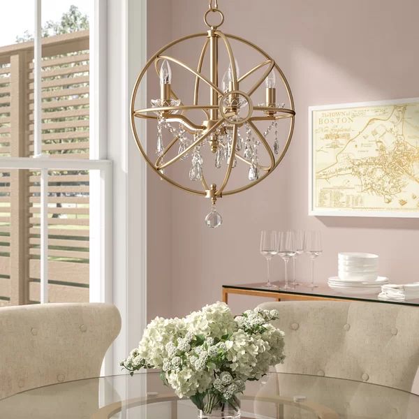 Benton 5 - Light Candle Style Globe Chandelier | Wayfair North America