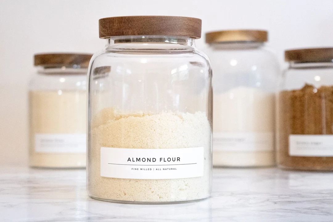 Sleek-Modern Pantry Labels • Water and Oil Resistant • Personalization Available • by Paper... | Etsy (US)