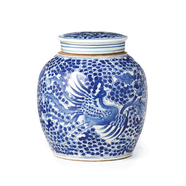 Blue and White Spotted Ginger Jar | Caitlin Wilson Design