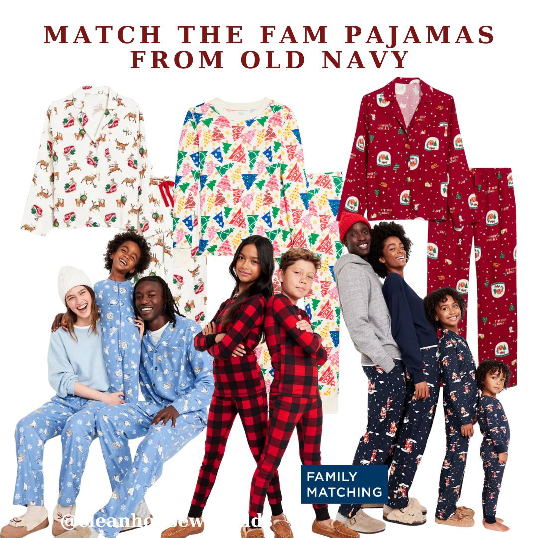 Christmas Pajamas | Family Matching | Old Navy 

 #LTKHoliday #LTKSeasonal #LTKStyleTip