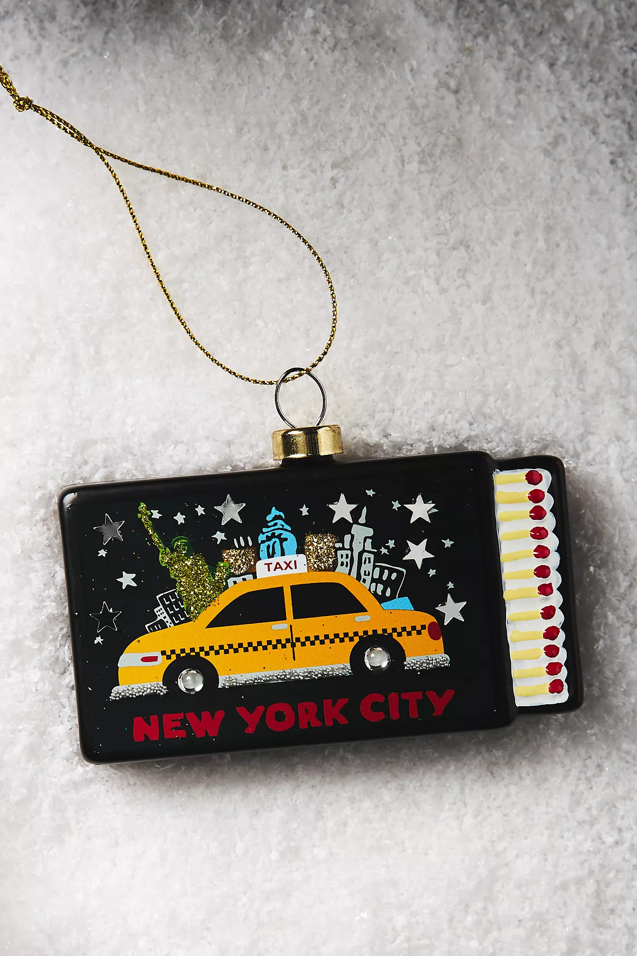 Furbish Studio Destination Matchbook Glass Ornament | Anthropologie (US)