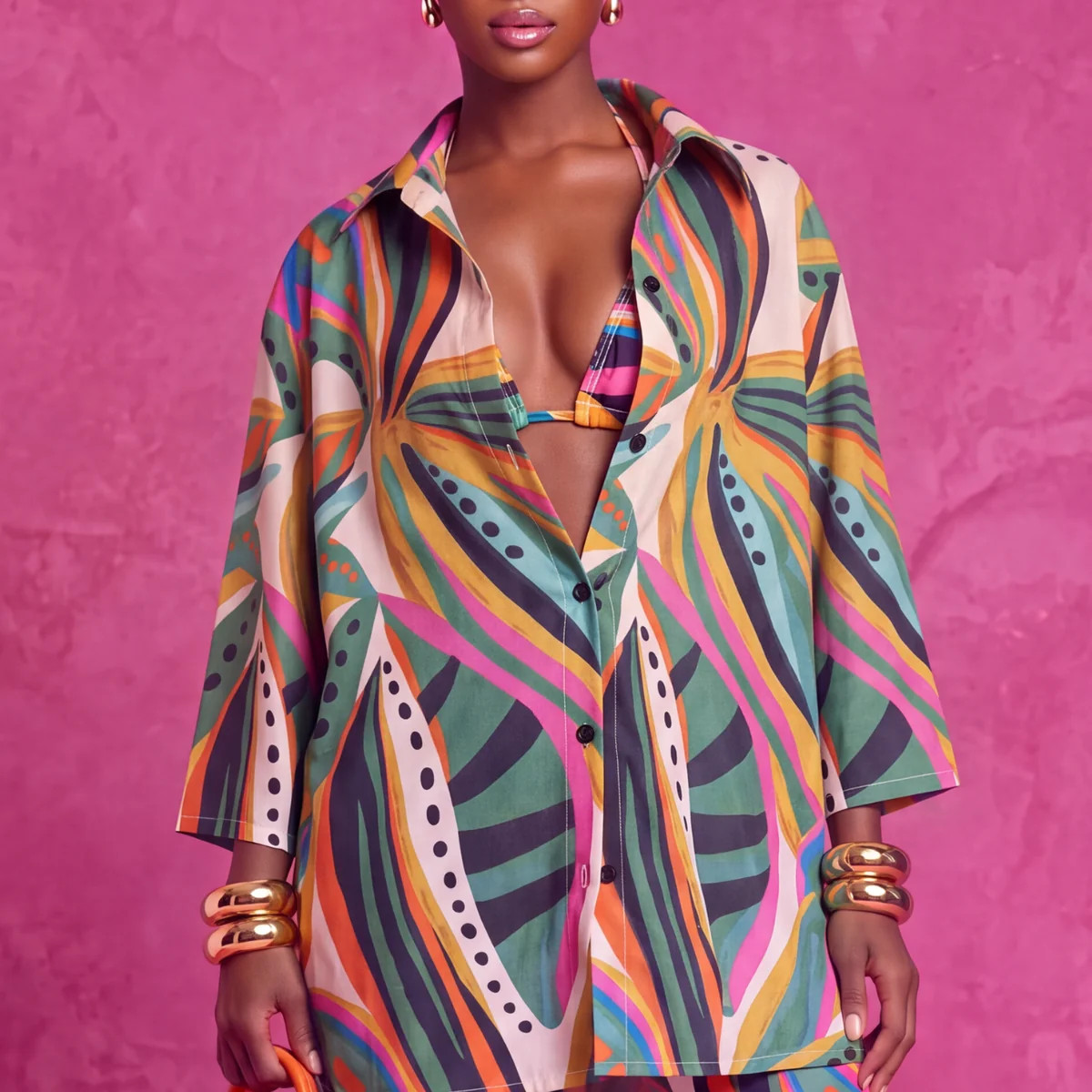 Mariposa Oversized Top | Uptown Gal