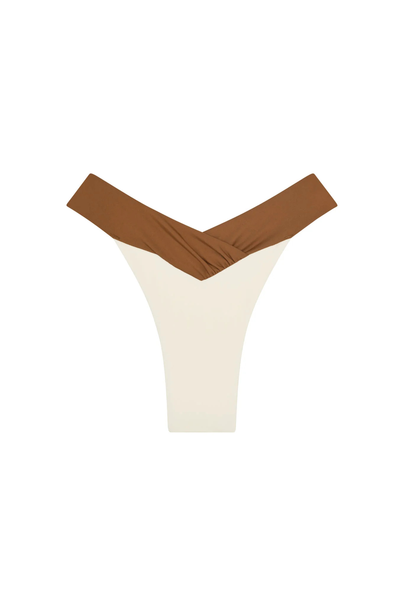Marseille Bottom - Ivory/Caramel | Monday Swimwear