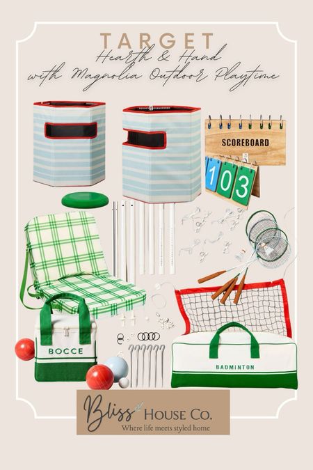 Let the adventures begin with our 🌞Outdoor Playtime🚀 collection from Target! From competitive bocce to high-flying badminton, we've got everything you need to make the great outdoors your playground. 🏸🎾 Gear up for endless fun under the 🌈🌳

#LTKGiftGuide #LTKSeasonal #LTKHome