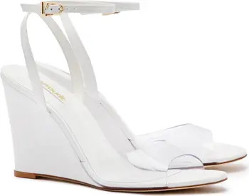 Larroudé Yves Ankle Strap Wedge Sandal (Women) | Nordstrom | Nordstrom