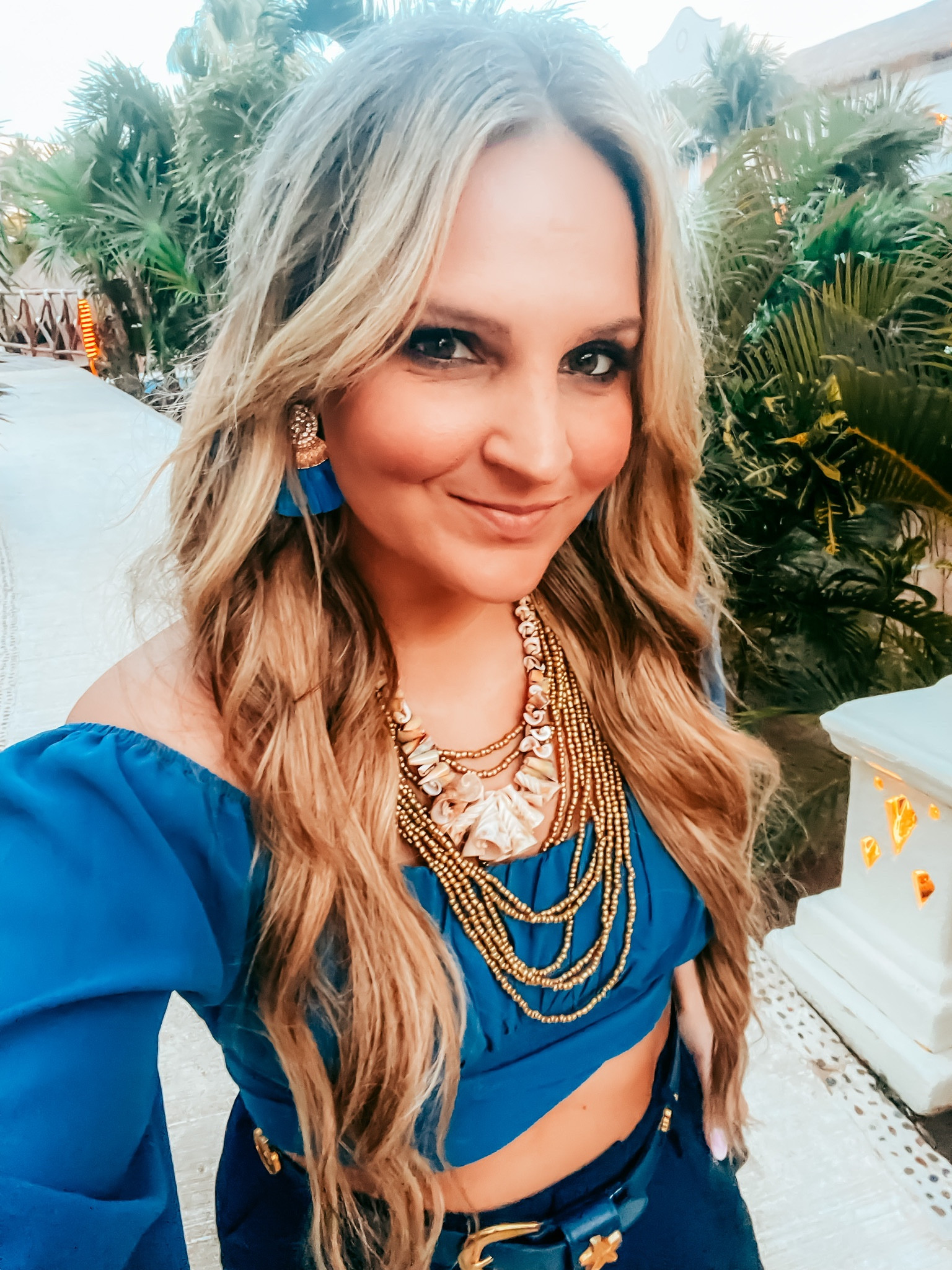 Mexico fit 🌴☀️💙 I have these pants in so many colors! 

#LTKstyletip #LTKcurves #LTKtravel