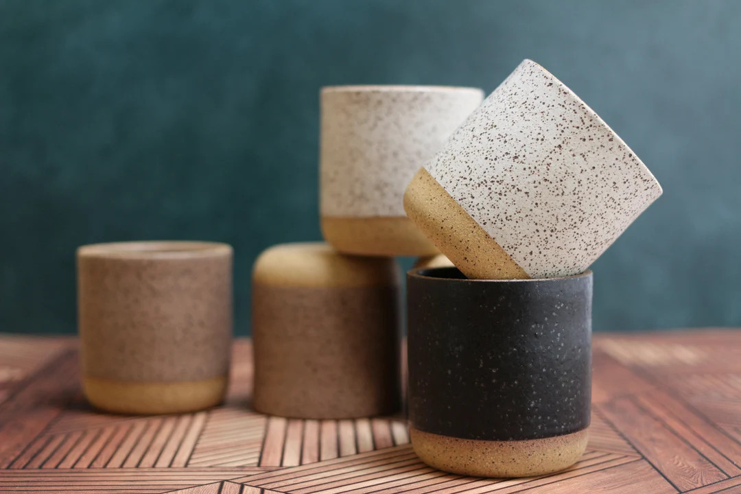 Handmade 8 Oz Matte Ceramic Tumbler - Etsy | Etsy (US)