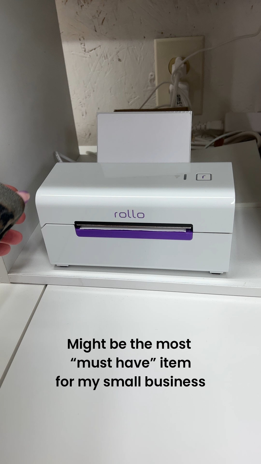 One of the first purchases you should make for your small business. A thermal printer- no expensive ink and no printing and cutting and taping a shipping label on your orders. 

I have the corded and wireless versions- both are great but the wireless is SO easy to use and you don’t need to connect your computer constantly #business #smallbusiness #printer #tips #businessowner #business #smallbusinessowner

#LTKWorkwear #LTKHome