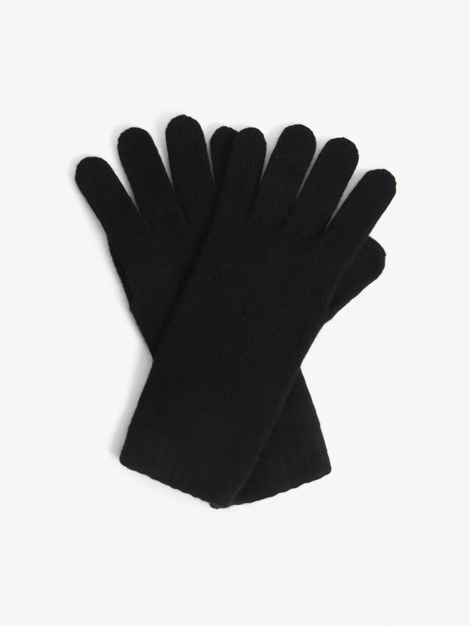 Joe ribbed cashmere gloves | Selfridges