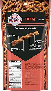 Dot's Homestyle Pretzels BBQ Seasoned Pretzel Twist Snack, 16oz Grocery Sized Bag | Amazon (US)