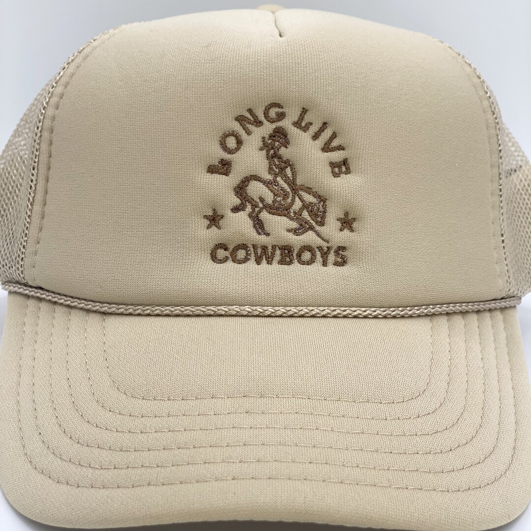 Long Live Cowboys Embroidered Trucker, Cowgirl Trucker, Cowgirl Life Hat, Country Girl Hat, Cowgi... | Etsy (US)