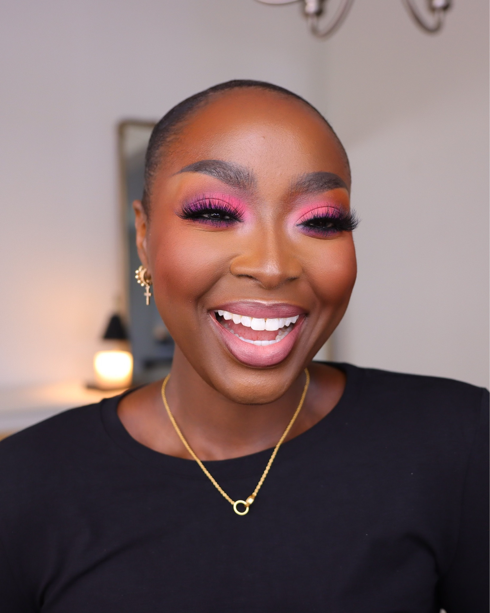 Used the Juvia’s Place Culture Palette to create a pink/purple Valentine’s Day Makeup Look! Do we love?! Lashes are A11, as usual. Lip is Morphe Velvet and Ballet. 

#LTKBeauty