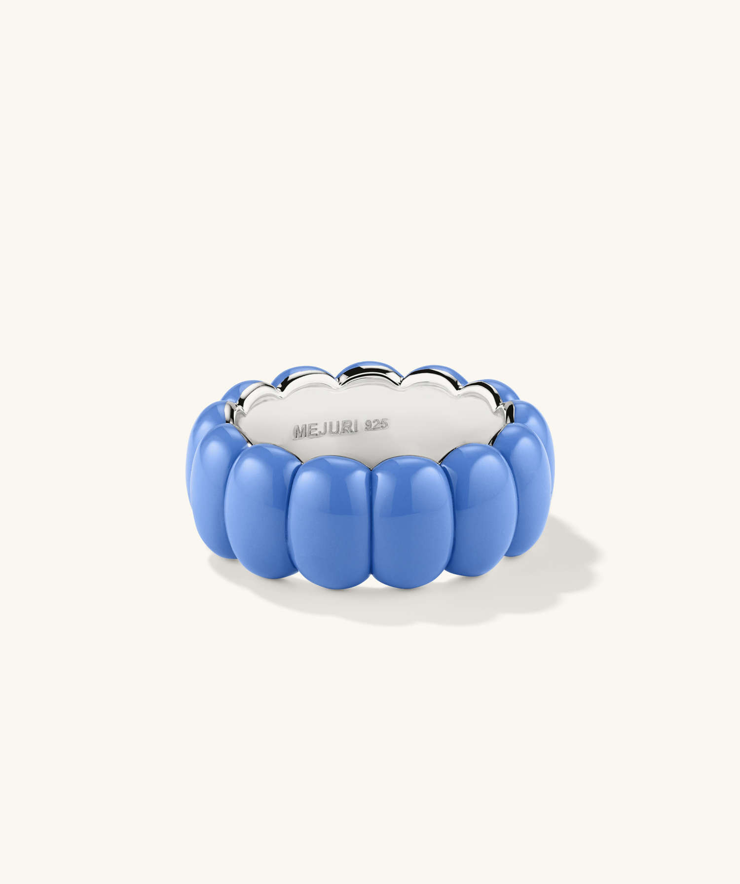 Puffy Charlotte Enamel Ring | Mejuri Fine Crew