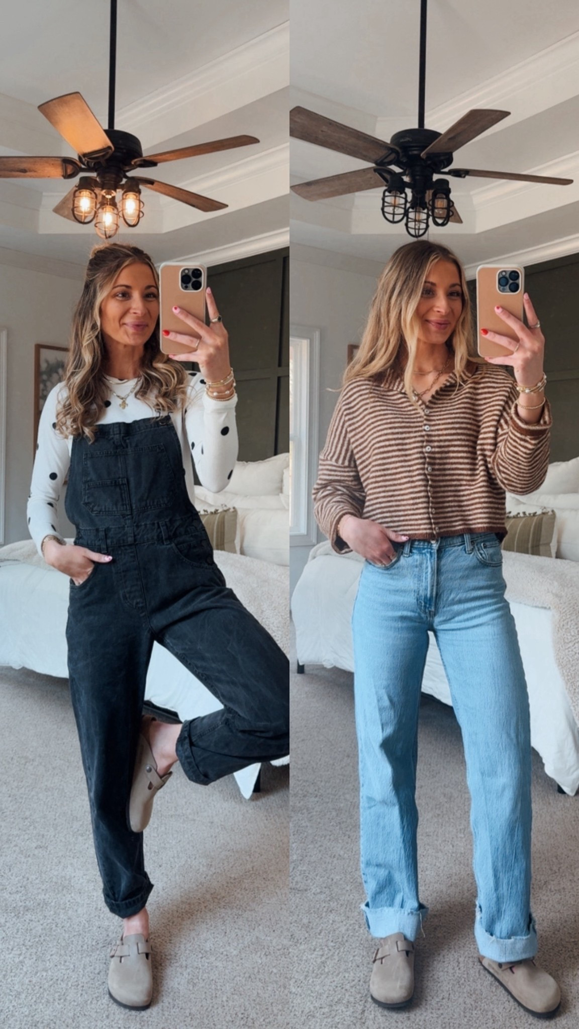 Polka dots or stripes? 🤍✨ The ultimate spring outfit debate! Styling classic striped sweaters + chic polka dot pieces for an easy everyday OOTD. Which print are you choosing this season? #stripedoutfit #polkadotstyle #springfashion #LTKstyle #everydaylook

#LTKSeasonal #LTKU #LTKootd