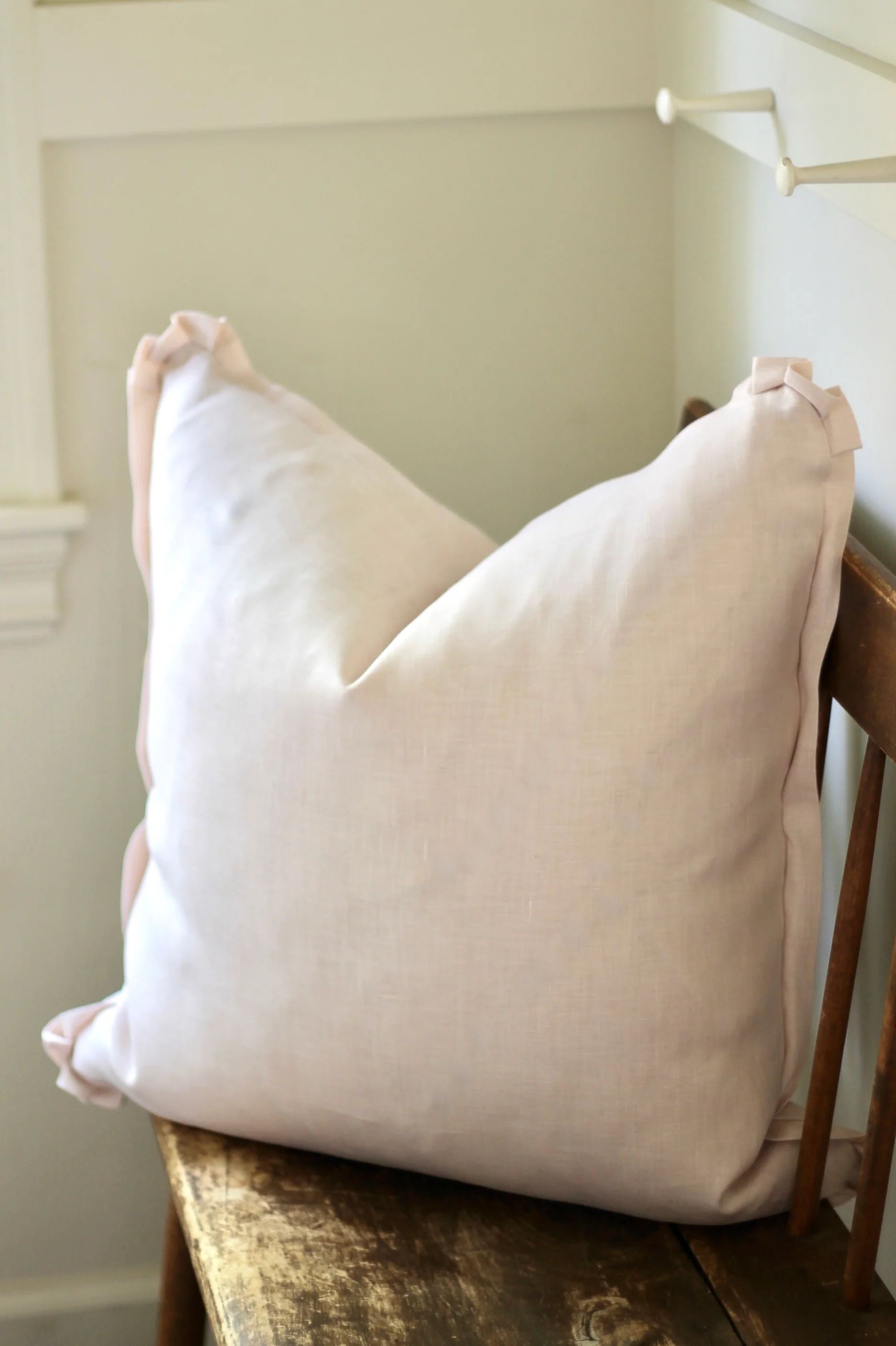 Pink Linen Pillow Covers | JSH Home Essentials