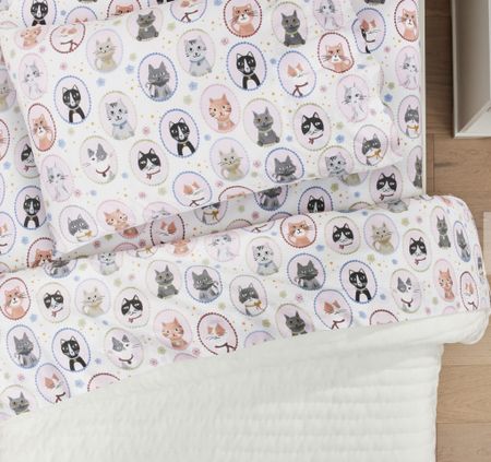 Girls kitty bedsheets pottery barn twin bed sheets 

#LTKhome #LTKkids #LTKfindsunder100