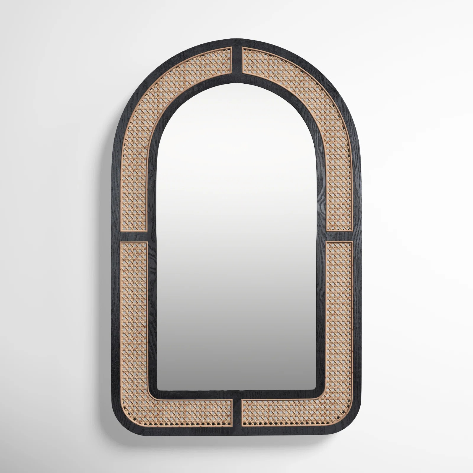 Joss & Main Gemi Rattan Flat Wall Mirror | Wayfair | Wayfair North America