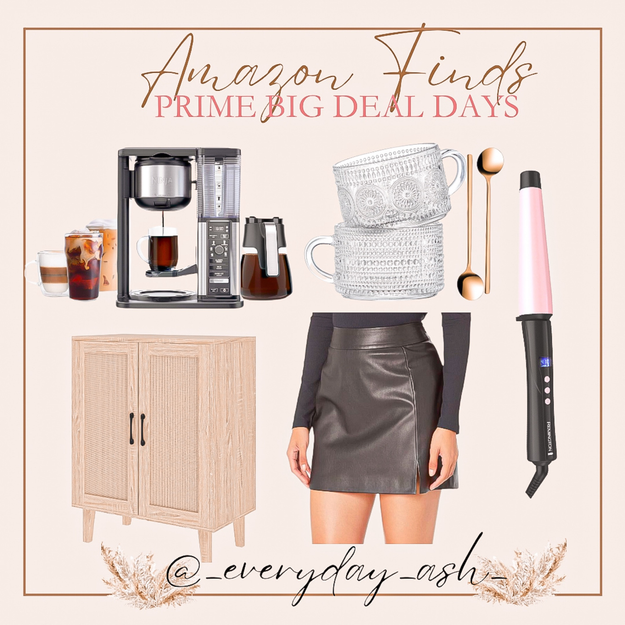 Amazon big deal days 

Coffee pot, coffee maker, glass cups, curling iron, home finds, cabinet, leather skirt, hair tools, Amazon prime big  deal days 

#LTKxPrimeDay #LTKStyleTip #LTKFindsUnder50