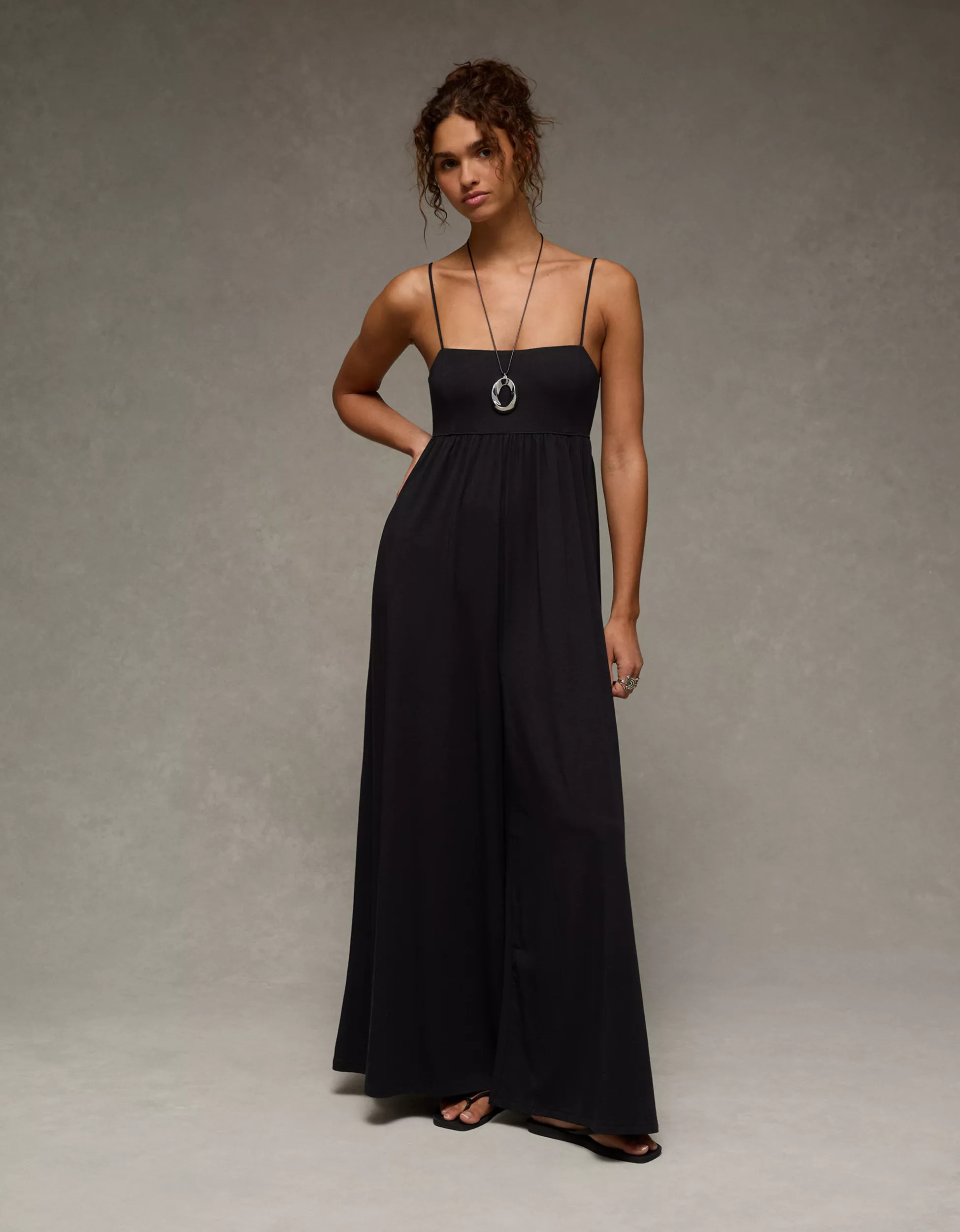 AE Knit Wide-Leg Jumpsuit | American Eagle Outfitters (US & CA)
