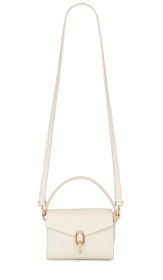 Mini Colette Bag in Oyster Saffiano | Revolve Clothing (Global)