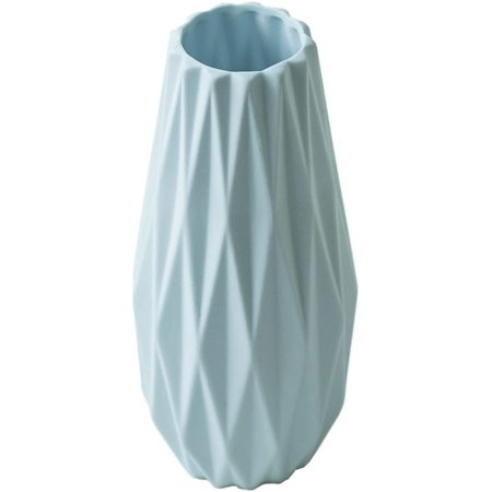 Simple White Ceramic Vase Modern Home Decoration Porcelain Vase Flower Vase Origami Design Flower Ar | Walmart (US)